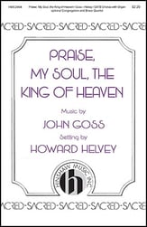 Praise, My Soul, the King of Heaven SATB choral sheet music cover